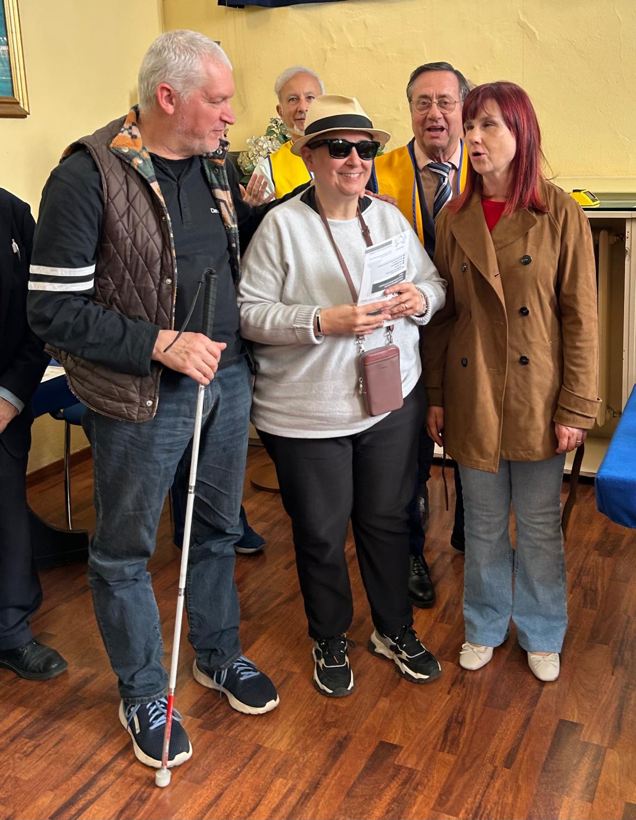 Marcella, suo marito e Lucia Micocci